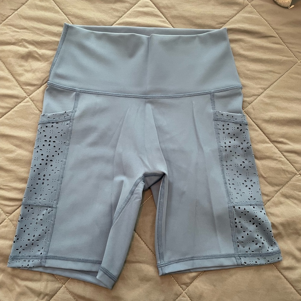 Aerie biker shorts with cut out details size M